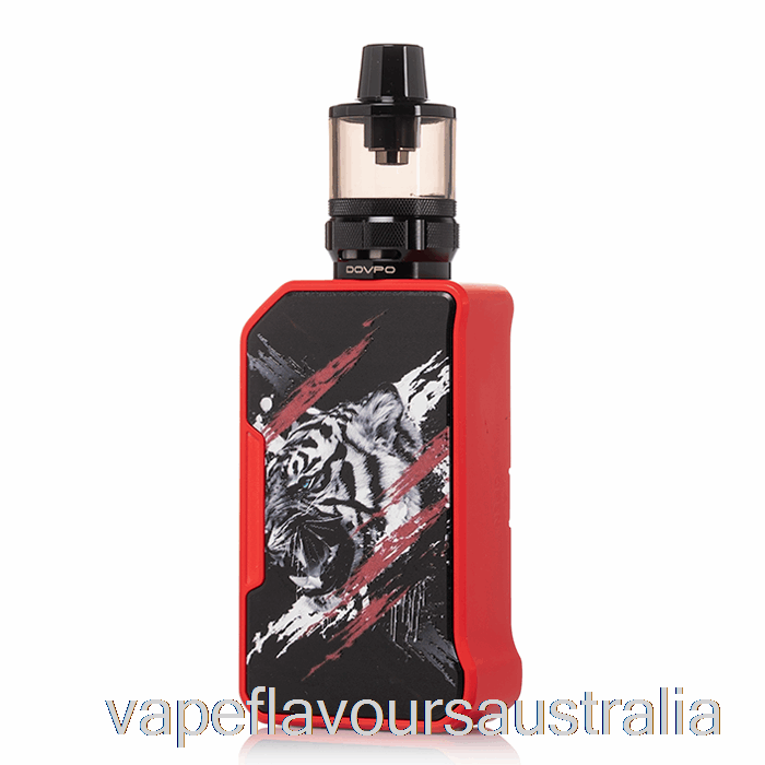 Vape Nicotine Australia DOVPO MVP 220W Starter Kit Tiger Red